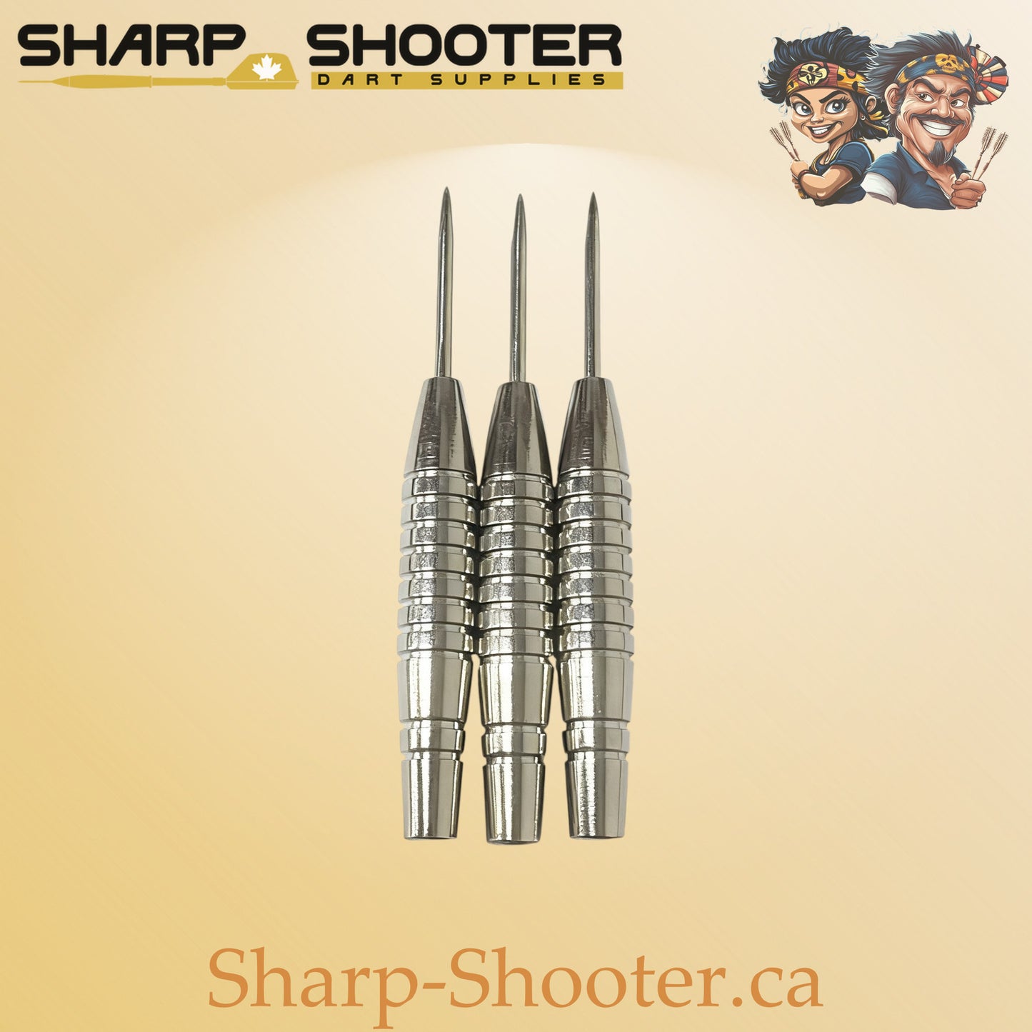 Silver Drift, silver iron dart barrel, 20g, ring grip design