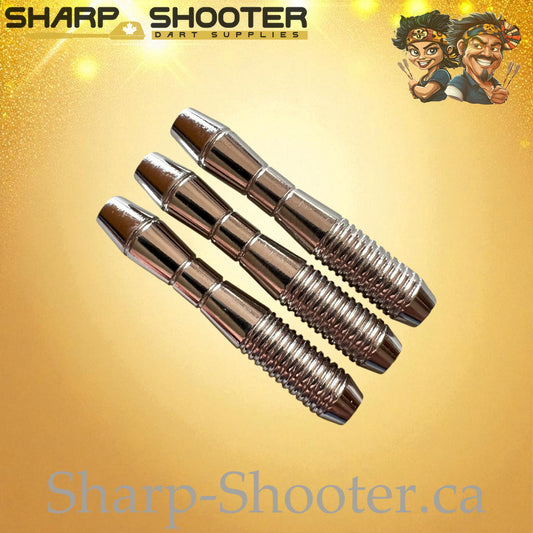 Silver Duke – Nickel-Silver Alloy Dart Barrel Silver – 3 Pack