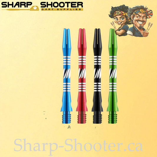 Solitaire – DS17 – Aluminum Dart Shaft – 41mm – Cut Grip – 3 Pack