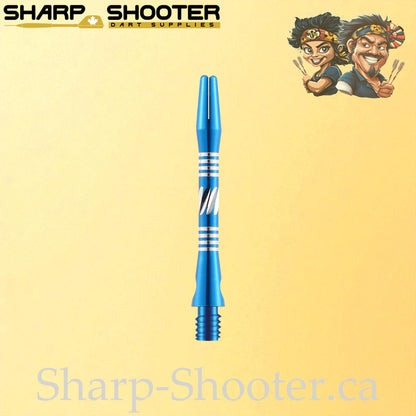 Solitaire – DS17 – Aluminum Dart Shaft – 41mm – Cut Grip – 3 Pack