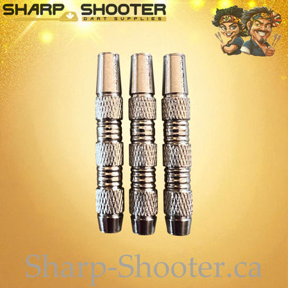 Spearhead – Nickel-Silver Alloy Dart Barrel Silver – 3 Pack