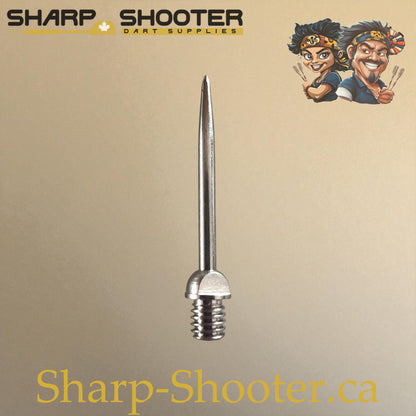 DP12 Steel Dart Tip – Silver/Silver – 29 mm – 1.7 g – 3 Pack – Sharp Shooter