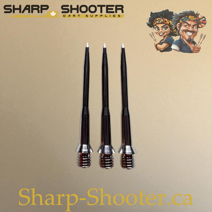 DP32 Steel Dart Tips – Silver – 32 mm – 3 Pack – 3-03-02-013 – Sharp-Shooter.ca