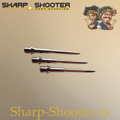 DP32 Steel Dart Tips – Silver – 34 mm – 3 Pack – 3-03-02-014 – Sharp-Shooter.ca
