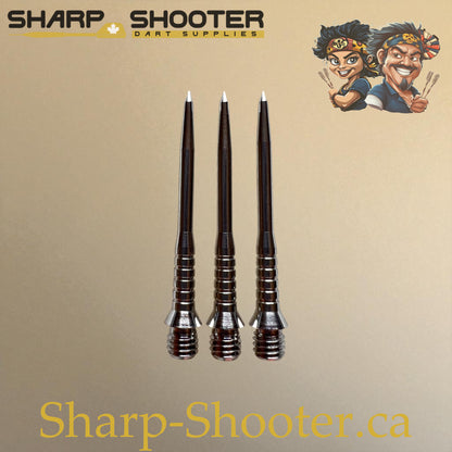 DP33 Steel Dart Tips – Silver – 32 mm – 3 Pack – 3-03-02-018 – Sharp-Shooter.ca