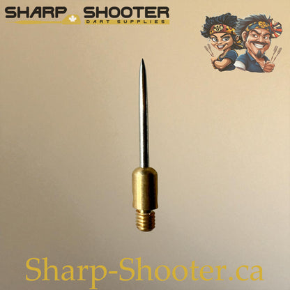 DP37 Steel Dart Tips – 35 mm – Copper/Silver – 3 Pack – 3-03-02-011 – Sharp-Shooter.ca