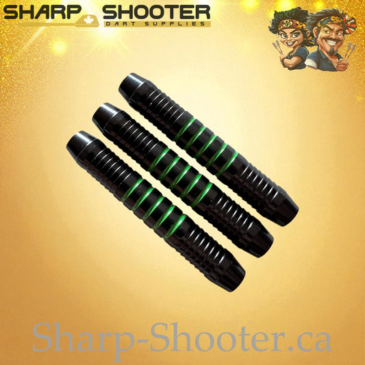 Striker White Nickel-Silver Alloy Dart Barrel Black/White 16g – 3 Pack
