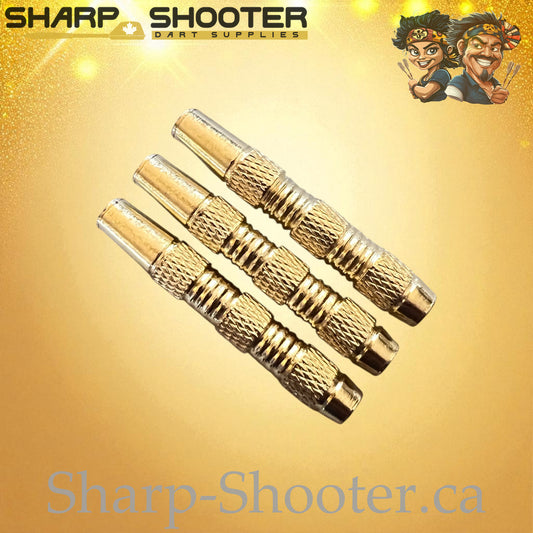 Sunblade – Nickel-Silver Alloy Dart Barrel Gold – 3 Pack