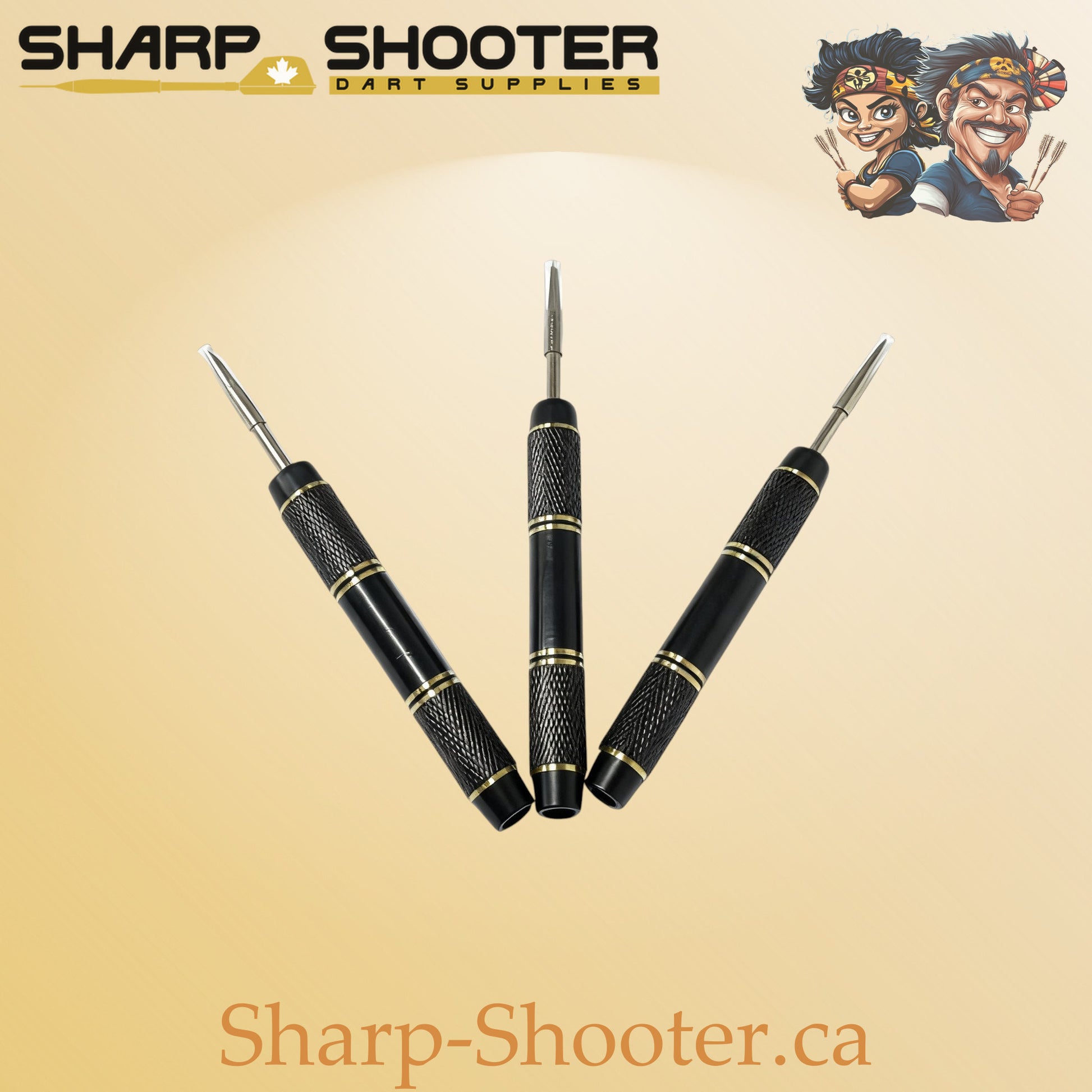 Torpedo- 23.8 gram  Black and Gold copper Barrel with grip detailing