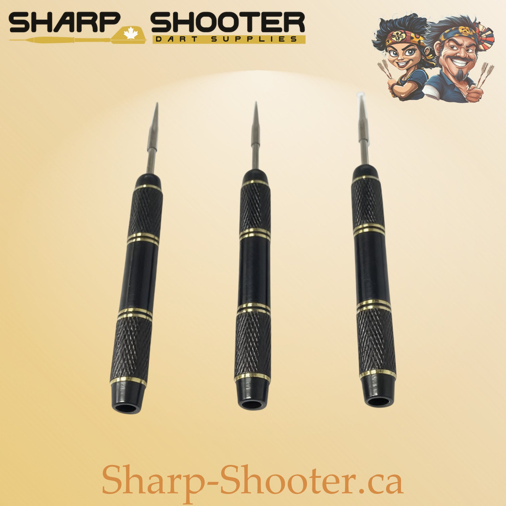 Torpedo- 23.8 gram  Black and Gold copper Barrel with grip detailing