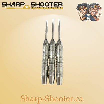 Torque Nickel-Plated Iron Dart Barrel – Silver –