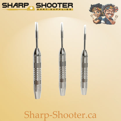 Torque Nickel-Plated Iron Dart Barrel – Silver –