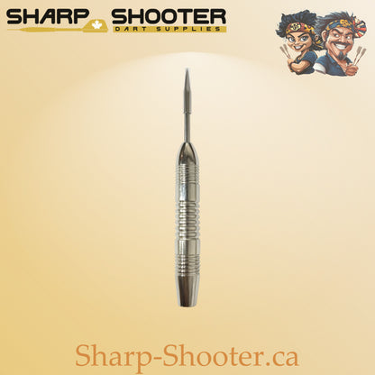 Torque Nickel-Plated Iron Dart Barrel – Silver –