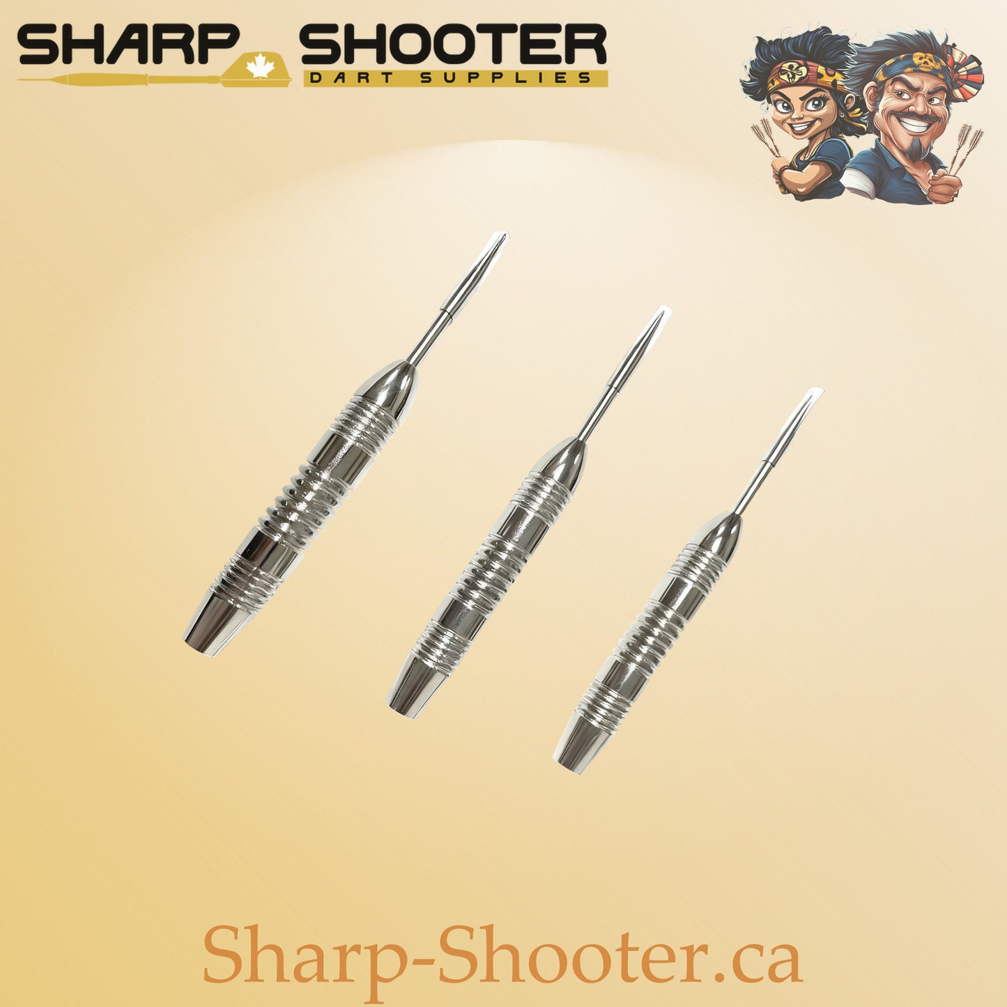 Torque Nickel-Plated Iron Dart Barrel – Silver –