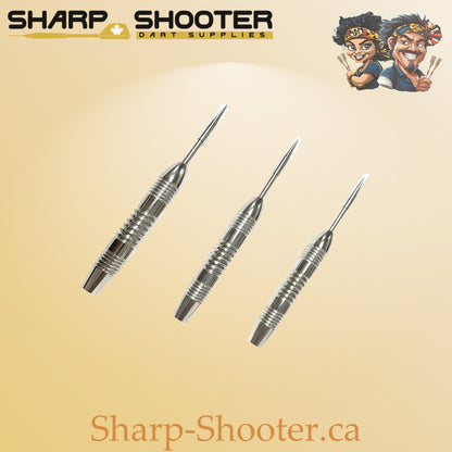 Torque Nickel-Plated Iron Dart Barrel – Silver –