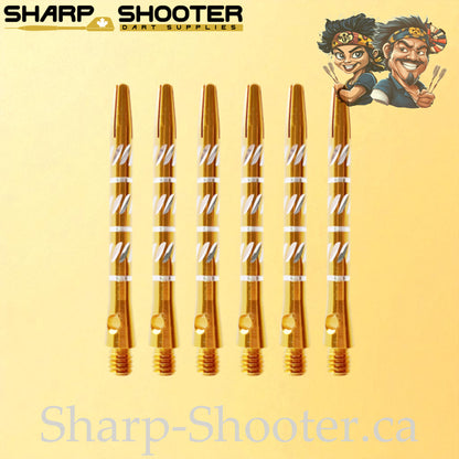 Trident – DS18 – Aluminum Dart Shaft – 45mm – Triple Cut Grip – 3 Pack