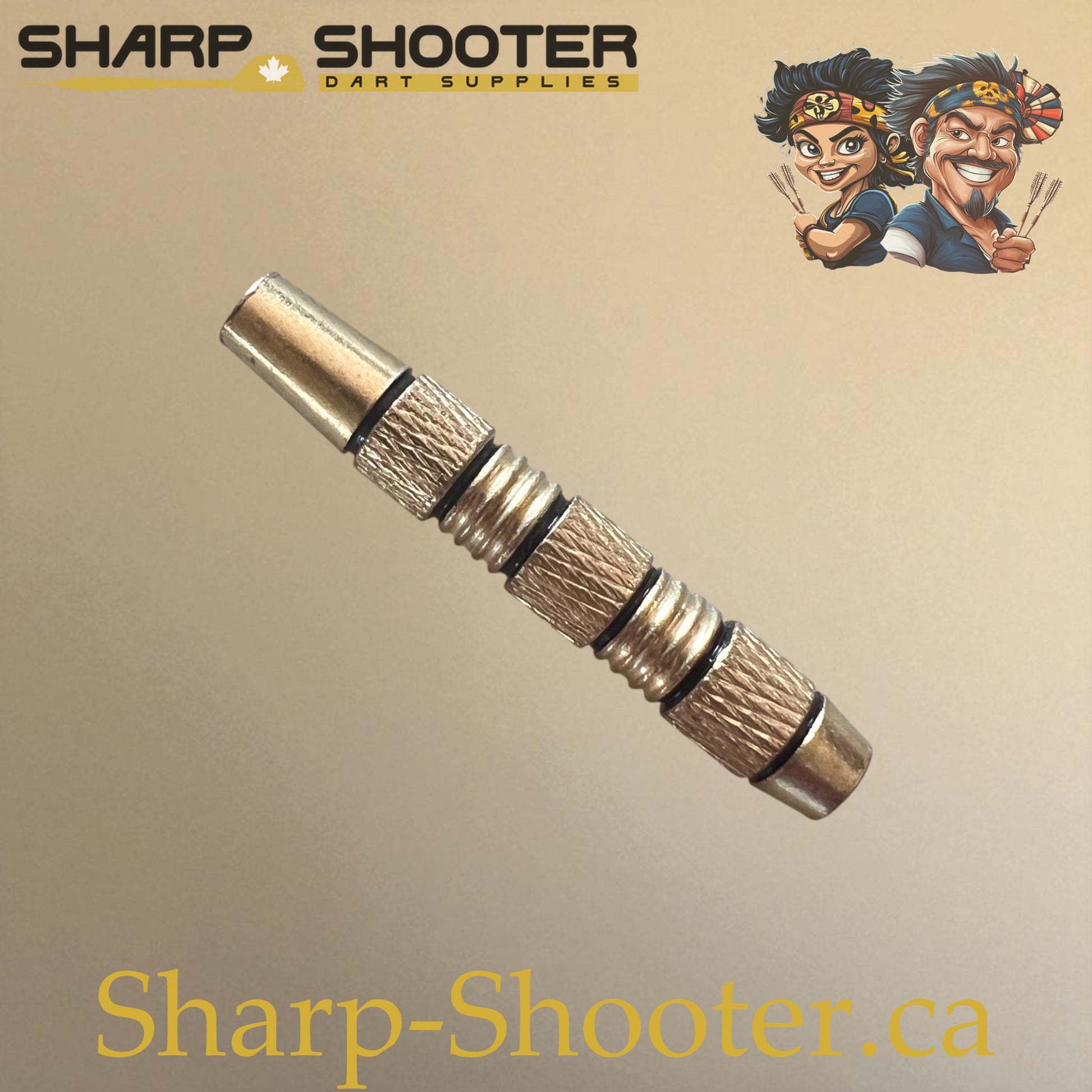 Brass dart barrel without weight adjuster – Sharp-Shooter