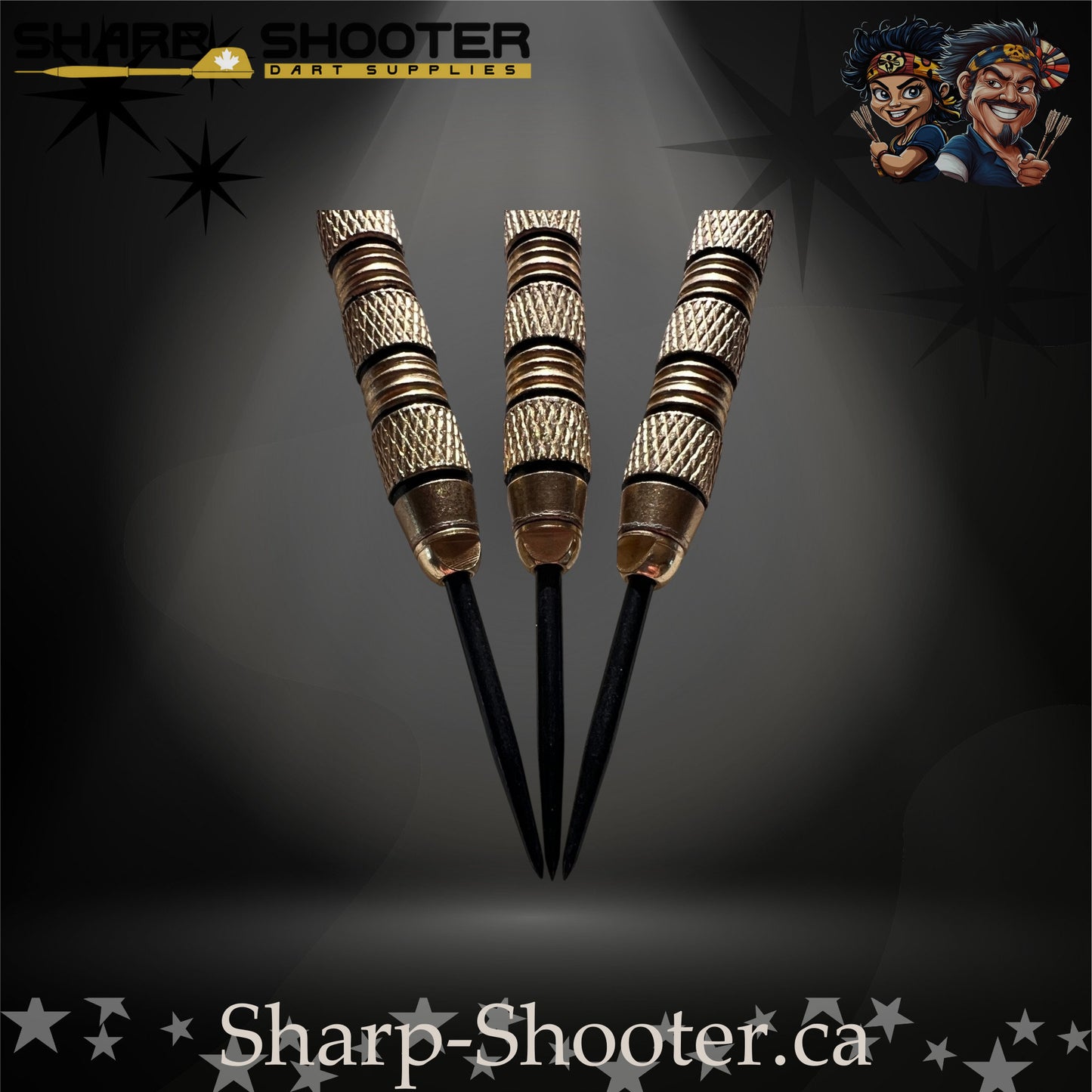 Blue Lagoon-S steel tip dart set with silver-nickel SD08 Night Forge barrels and black grip rings, clear bubble-core shafts, lagoon-blue flights, and 29mm black steel tips on a dark spotlight backdrop