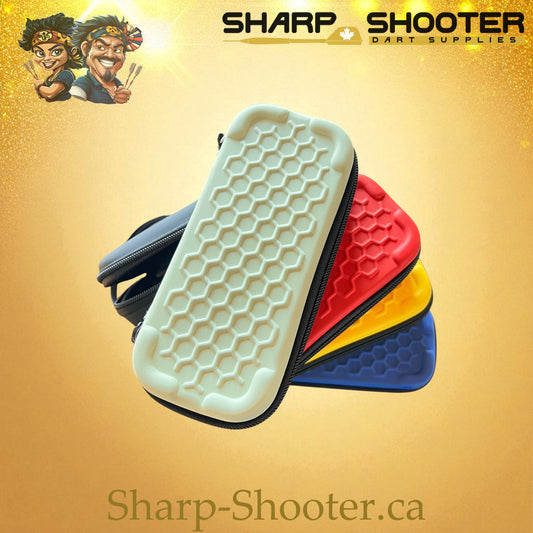 The Pocket Grip case family lineup — AL-01 shown in multiple colors, Sharp-Shooter.ca