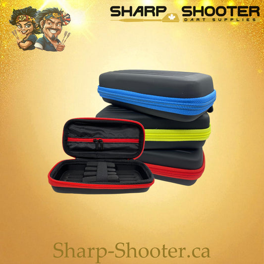 The Sidearm case family lineup — DP-23 shown in multiple colors, Sharp-Shooter.ca